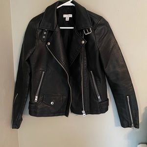 Topshop Faux Leather Jacket